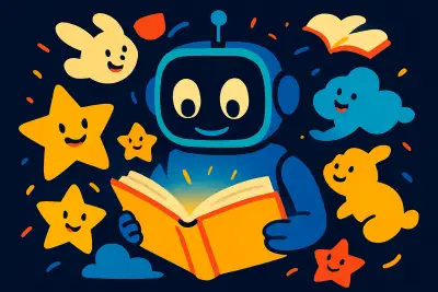 How Do AI Stories Maintain Children's Attention?