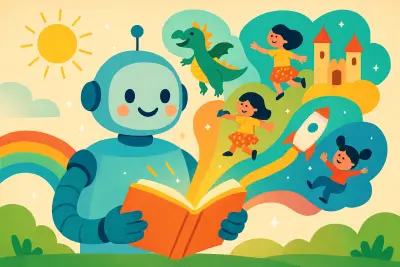 What are the benefits of AI storybooks for kids?
