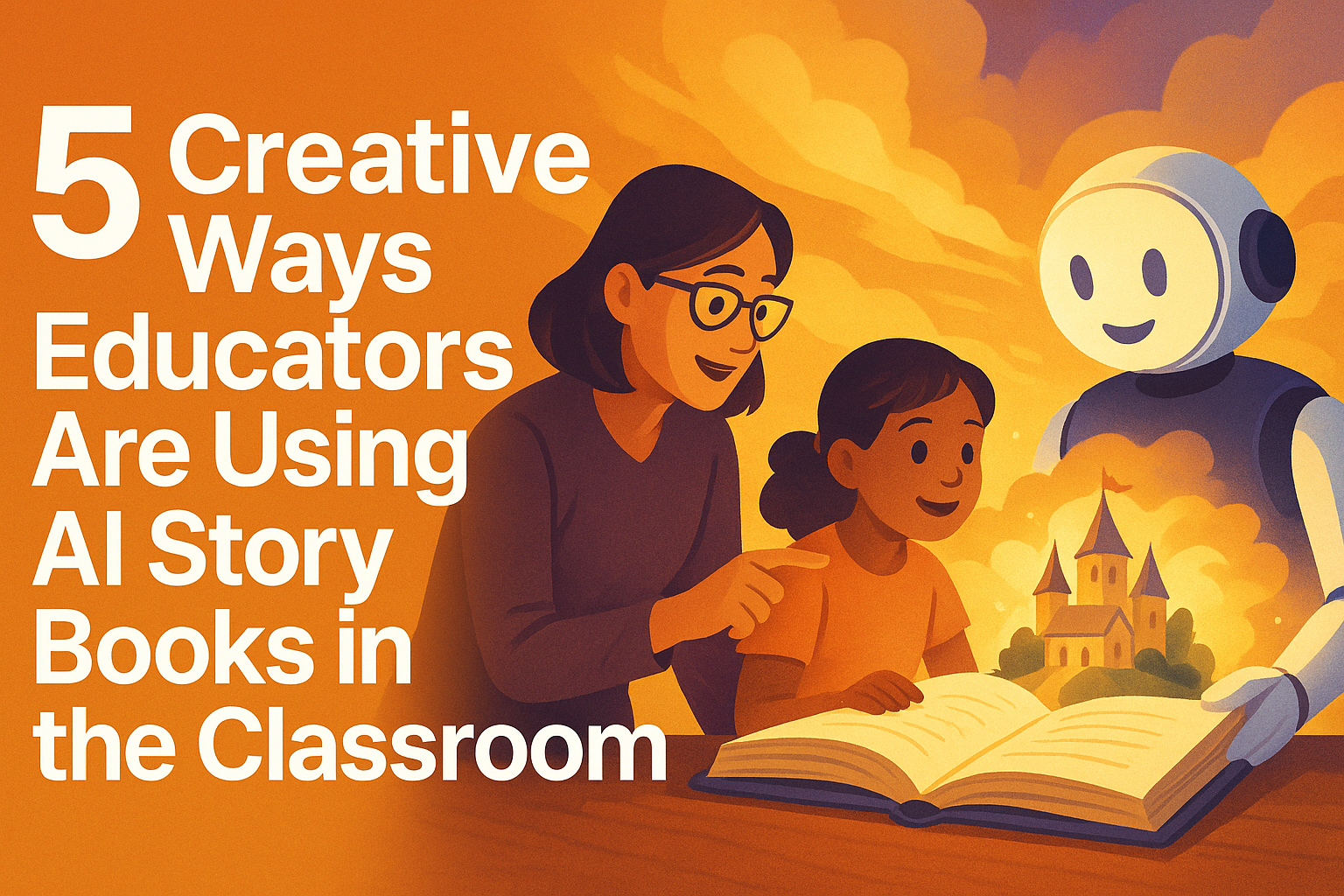 5 Creative Ways Educators Are Using AI Story Books in the Classroom