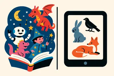 How Are AI Story Books Different from E-books for Kids?